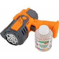 Пистолет для создания мыльных пузырей BRAUBERG Бластер с баком 665148