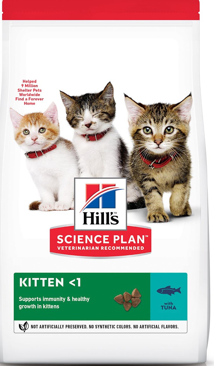 

Сухой корм для кошек Hill's Science Plan Kitten Tuna для котят для здорового роста и развития, с тунцом 7 кг