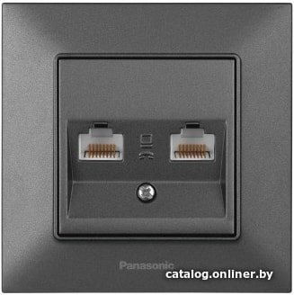 Розетка компьютерная Panasonic Arkedia Slim WNTC04062DG-BY
