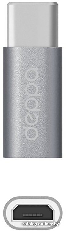 Адаптер Deppa microUSB - USB Type-C 73116