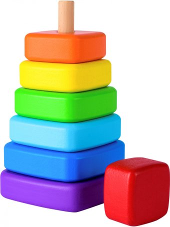 Пирамидка Mega Toys Квадрат 60206