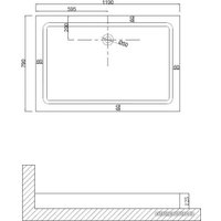 Душевой поддон Niagara NG-120-80Q