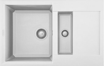 Кухонная мойка Elleci Easy 325 Bianco Titano 68