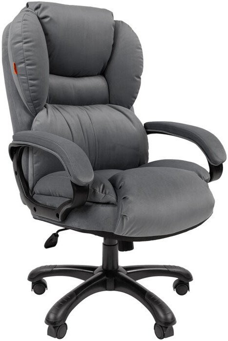Офисное кресло CHAIRMAN Home 434 (Т-55 серый/черный пластик)