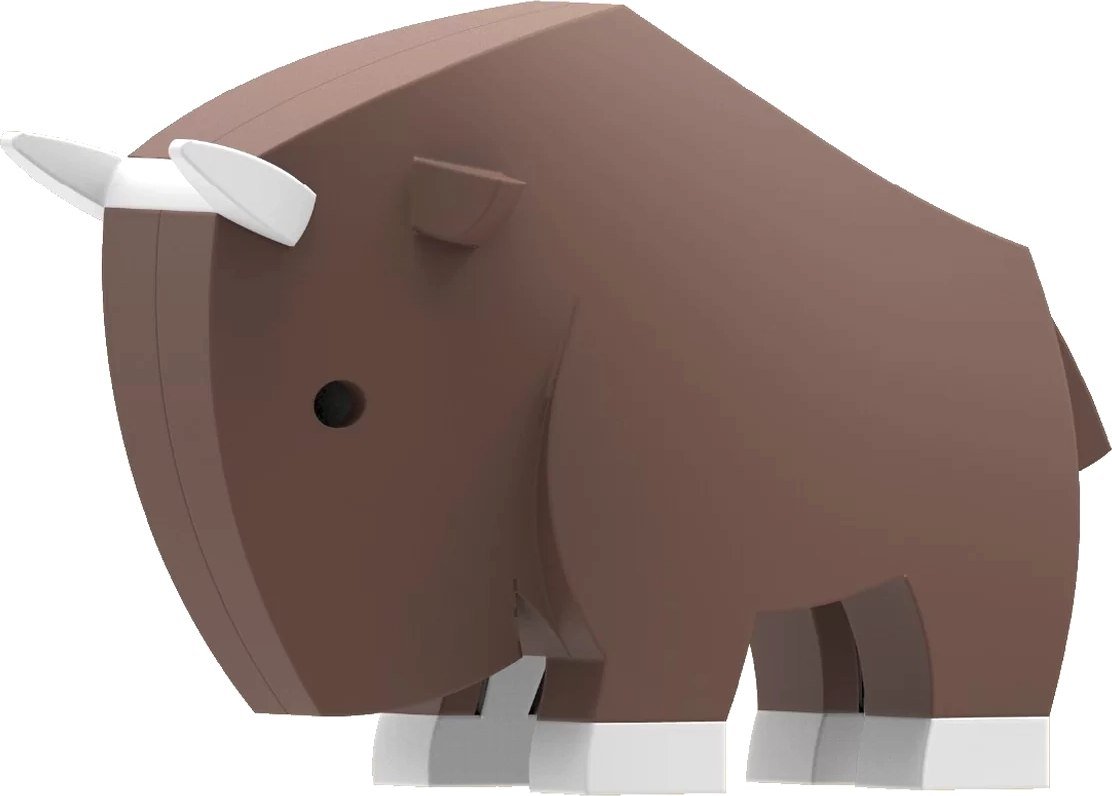 

Магнитный конструктор Halftoys Animal Гну HAS003