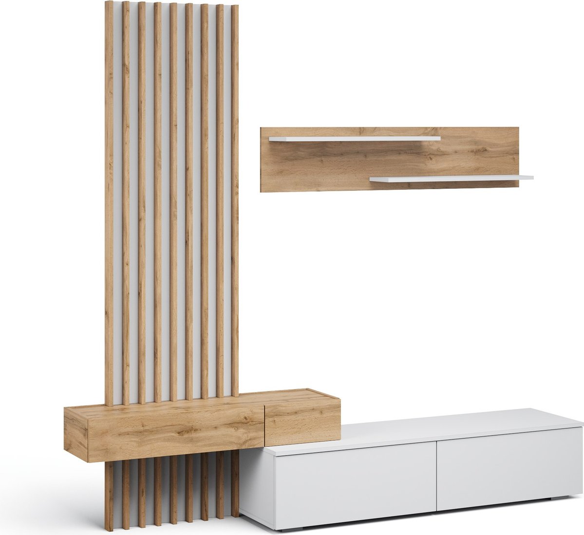 

Шкаф-купе Империал Риана Вайт 2.07м (вотан/белый)