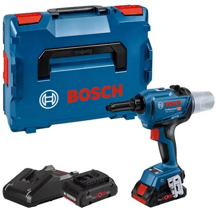 

Заклепочник Bosch GRG 18V-16 C Professional 06019K5001 (с 2-мя АКБ, кейс)