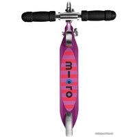 Двухколесный детский самокат Micro Sprite LED (сиреневые полоски)