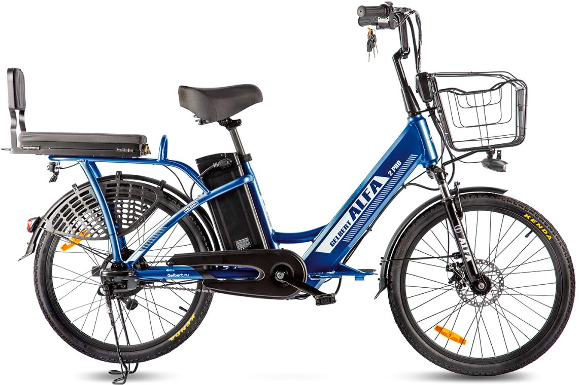 

Электровелосипед Gelbert ALFA 2 PRO (синий)