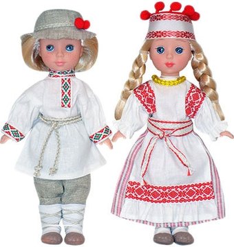 Кукла БелКукла Беларусы Ясь и Янина (коробка)