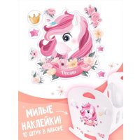 Аксессуары для кукольного домика Woody Кроватка. Алиса Единорог 03922