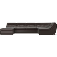 П-образный диван Лига диванов Холидей 101863 (коричневый)