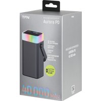Внешний аккумулятор TFN Apollo RGB 22.5W 40000mAh (серый)