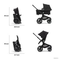 Универсальная коляска Bugaboo Fox 5 (2 в 1, grey melange/grey melange/black)