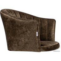 Стул с подлокотниками Sheffilton SHT-ST42-1/S37 (кофейный трюфель/хром лак)