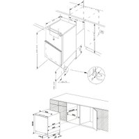 Мини-холодильник Meferi MBR82 Low Frost Light