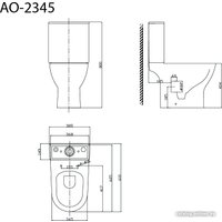 Унитаз напольный Triton Pro Astro AO-2345