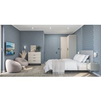 Шкаф распашной Elva Эссен NEM04HC-3D-1480/1120/2310 (30) (лунный камень/персидский жемчуг)