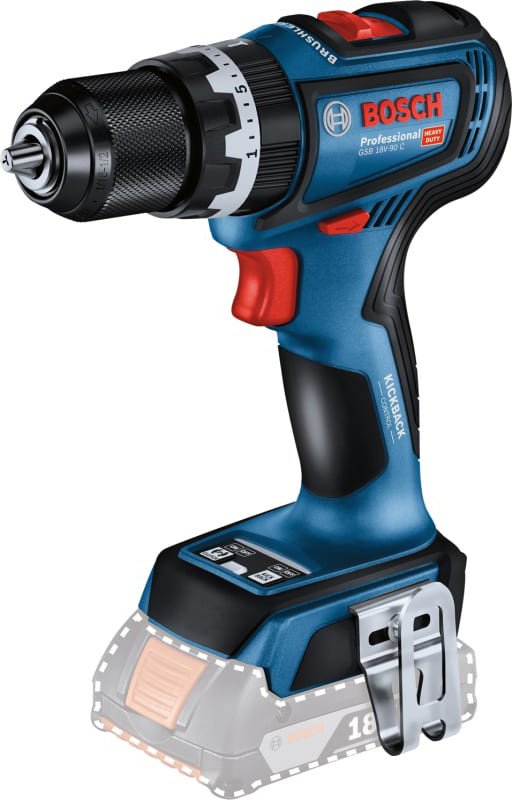 

Ударная дрель-шуруповерт Bosch GSB 18V-90 C Professional 06019K6100 (без АКБ)