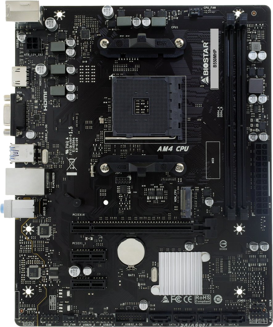 

Материнская плата BIOSTAR B550MHP Ver. 6.0