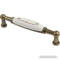 Ручка мебельная AKS UP21 золотой узор (античная латунь)