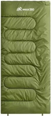 

Спальный мешок RSP Outdoors Breeze 350 L (зеленый, 190*75 см, молния слева)