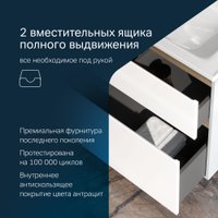 AM.PM Тумба с умывальником X-Joy M85A-FSX1002-WC1002WG