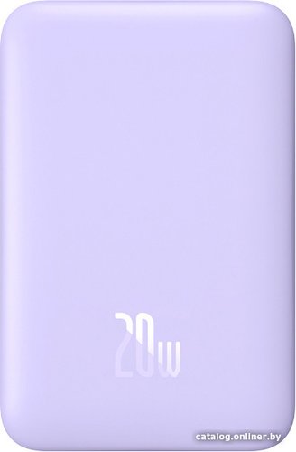 Внешний аккумулятор Baseus Magnetic Mini Air Wireless Fast Charge Power Bank 20W 6000mAh (сиреневый)