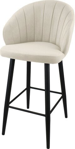 Стул Гальваник Камино (эмаль черный муар/Catania Ivory)