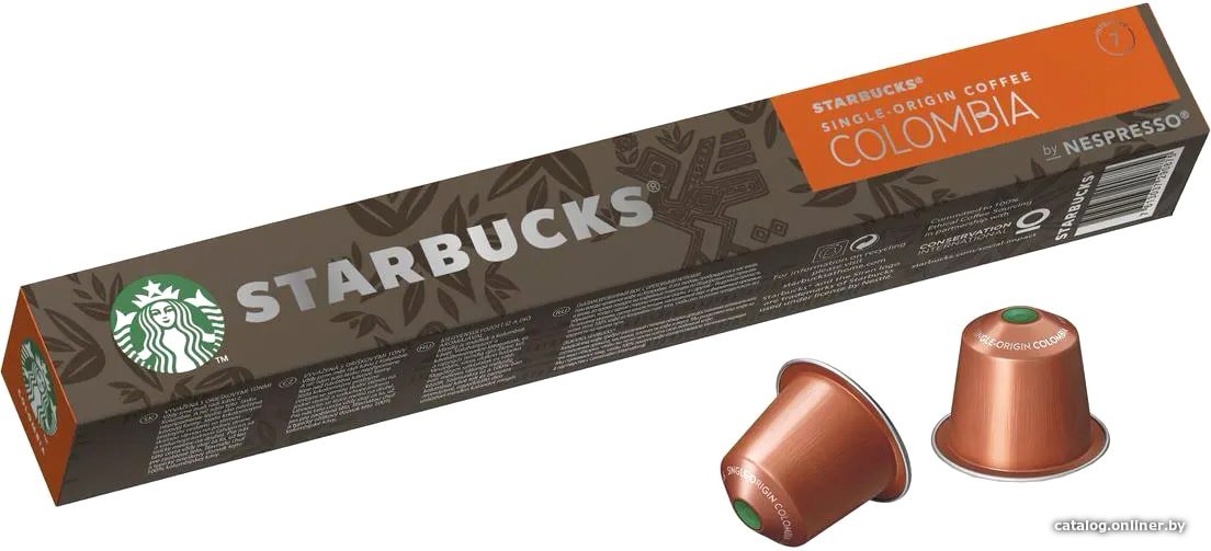 Кофе в капсулах Starbucks Colombia Single Origin Coffee 10 шт
