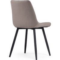 Стул Notta Челси (велюр латте/черный)