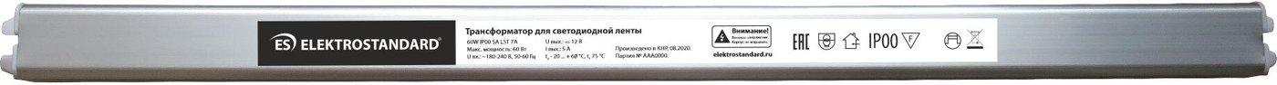 

Блок питания Elektrostandard Узкий 12V 60W a050000