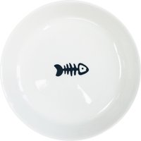 Миска HaisenPet Скелет рыбы SN001-6390 (белый)