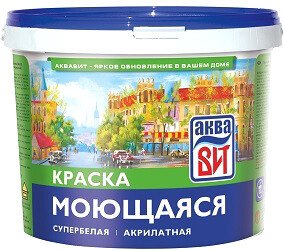 

Краска Вит Аква ВАК-20 моющаяся 2.5 кг (супербелый)