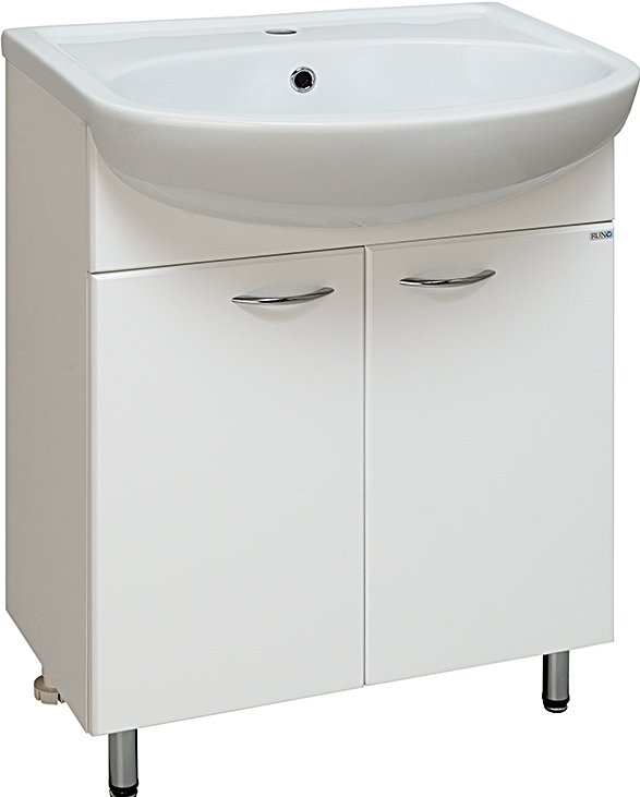 

Runo Тумба под умывальник Уют 55 (2 ящика, белый)