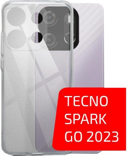 

Чехол для телефона Akami Clear для TECNO Spark Go 2023 (прозрачный)