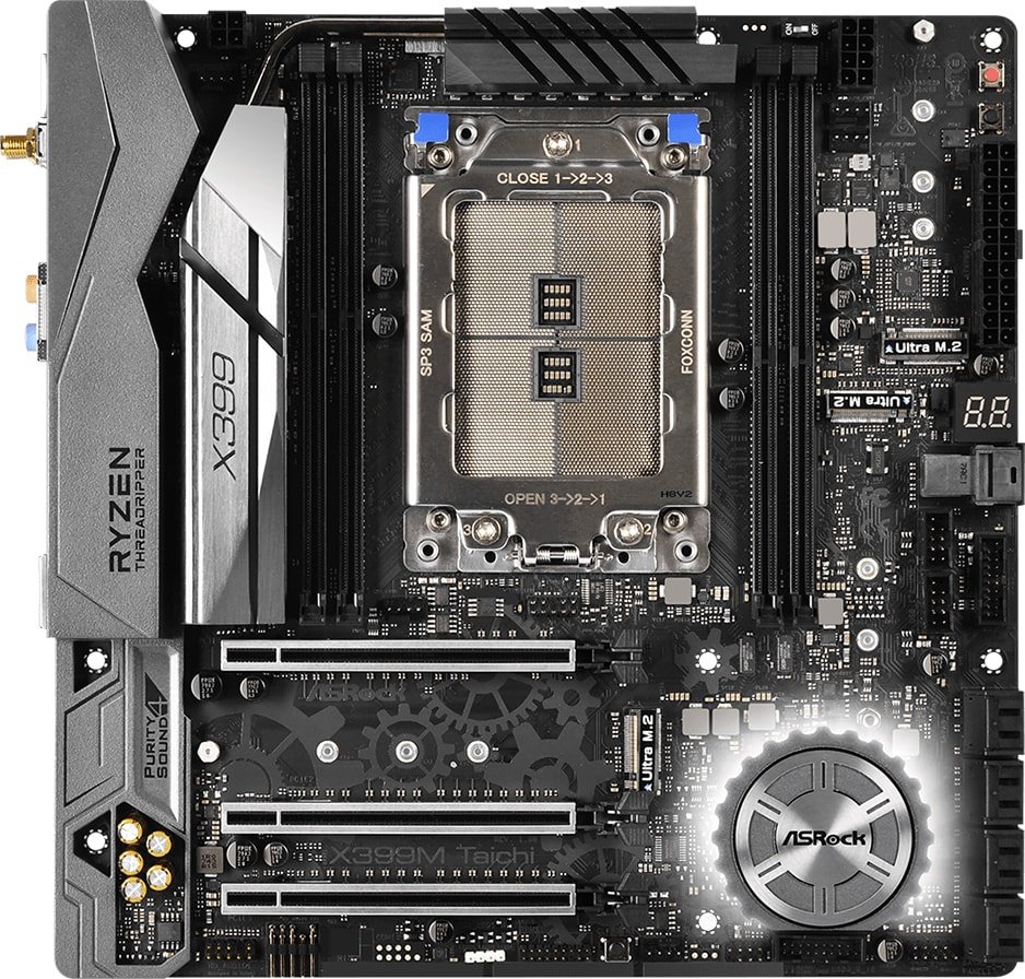 

Материнская плата ASRock X399M Taichi