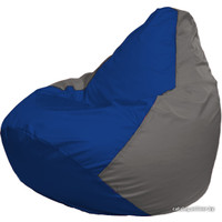 Кресло-мешок Flagman Груша Г2.1-126 (синий/серый)