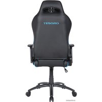 Игровое (геймерское) кресло Tesoro Alphaeon S1 F715 (черный/синий)