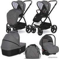 Универсальная коляска Lorelli Infinity 2023 (3 в 1, glacier grey)