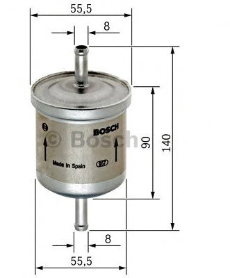 

Топливный фильтр Bosch 0450905280