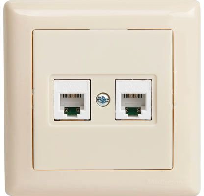 

Розетка телефонная Mutlusan Daria 2120 126 0102