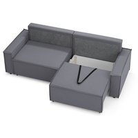 Диван Mio Tesoro Дюссельдорф 293 1.5ек-1.5ек (1173 Savanna Plus Grafit)