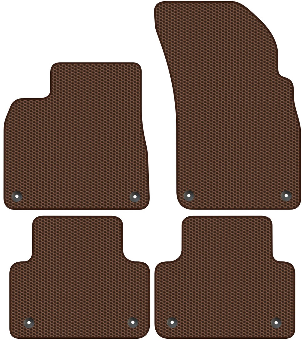 

Комплект ковриков для авто Alicosta Bentley Bentayga I (suv / SUV) 2016 - Н.В. (коричневый, сота)