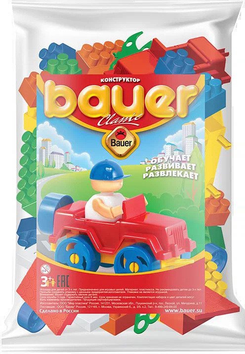 

Конструктор/игрушка-конструктор Bauer Классик 931