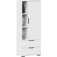 Шкаф-витрина Трия Агата исп.2 (белый ясень)