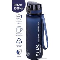 Бутылка для воды Elan Gallery Style Matte 1л 280145 (темно-синий)