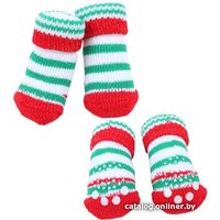 Носочки для животных Puppia Crinch PAOC-SO1270-RD-L (красный)