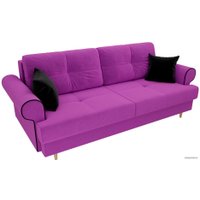 Диван Лига диванов Сплин 101683 (микровельвет, фиолетовый)