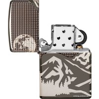 Зажигалка Zippo 49299 Armor High Polish Black Ice